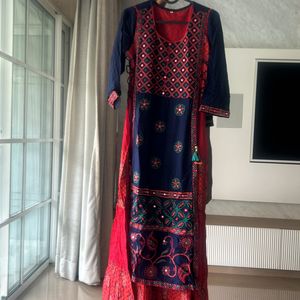 Fixed Price One Piece Kurta And Skirt Attached