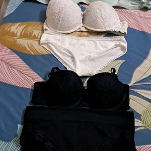 Combo Of Five Imported  Hnm BRAND  Bra N Panty