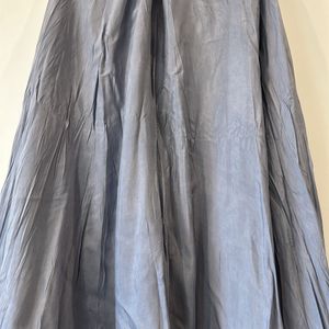 Grey Skirt Ghagra