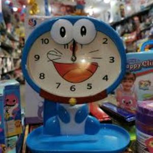 Doraemon Kids Room Clock With Stand (Full Working)