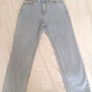 Ice Blue Straight Jeans