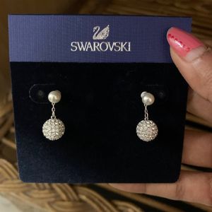 2 Way Swarovski Diamond Earrings