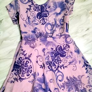 Lavender Anarkali Kurti