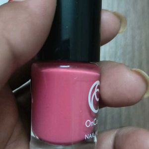 Oriflame On Colour Pink Peach Nail Polish