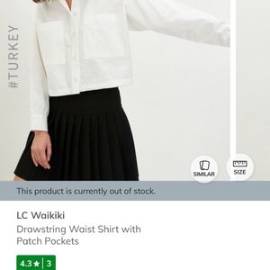 white shirt with 2 pockets