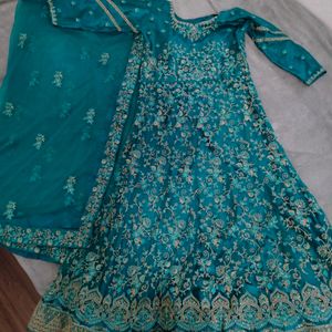 Bridal Gown/Party Wear Gown (Excel) With Duppata.