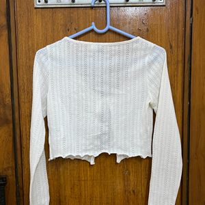 Tie-Up Cardigan