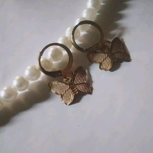 Butterfly Korean Earring