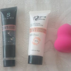 Primer, Foundation & Makeup Sponge