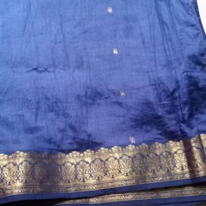 Blue Silk Saree