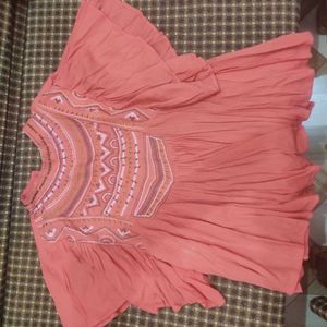 A Rose Red Party Top