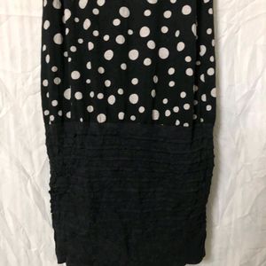 Black & White Bodycon Dress