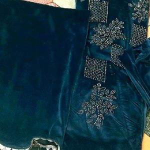 Blue Velvet Suit Set Bought From Dubai