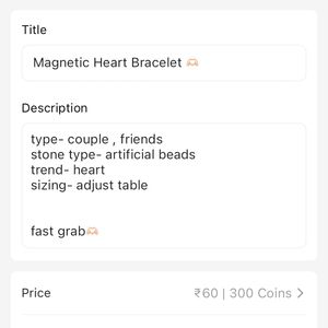 Magnetic Heart Bracelet 🫶🏻