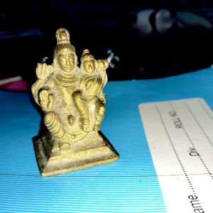 Siva Parvathi Idol Small Brass