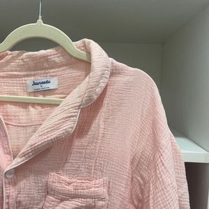 Women’s Pink Set Pyjama Co Ord