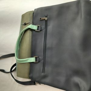 Blue Casual Hand Bag