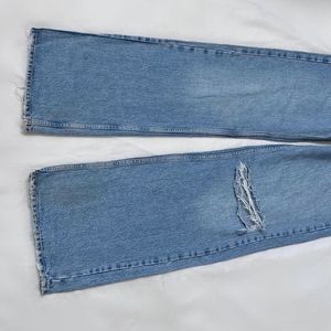 H&M Ribbed Wide Leg Jeans