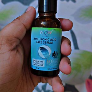 Combo Of Wow Hyaluronic Acid Face Wash And Serum