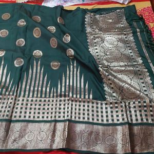 Vintage Kanjivaram Silk Saree For Sale