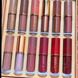 URBANMAC Liquide matte Lipstick 12Pcs Set waterpro