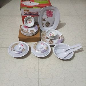 Dinner Set Bilkul New