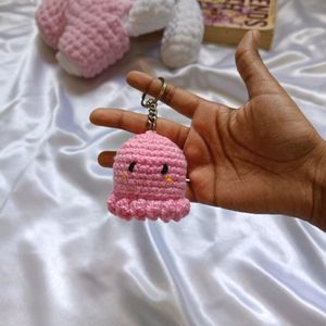 Crochet Octopus Keychain 🦑