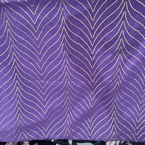 @ 600 Rs Unstiched 5 Meter Lavender Suit Or Dress