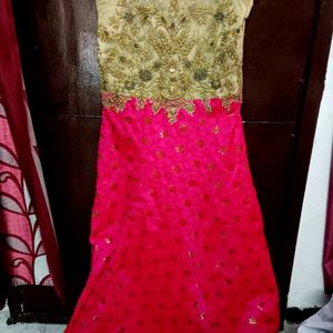 Beautiful Party Dress With Dupatta