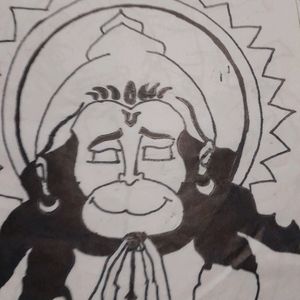 Hanuman Legend Drawing