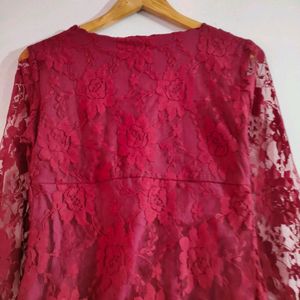 Y2k lace Top