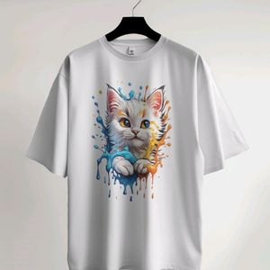 Perfectly Colorful Cat Tee