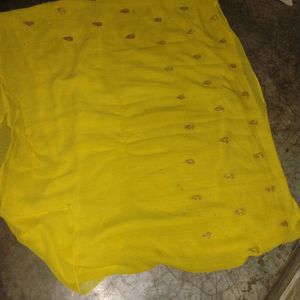 Yellow Saree With