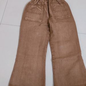 Bell bottom style kids pant