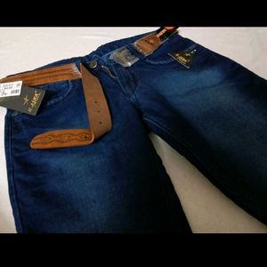 2 Branded Blue And Black Jeans