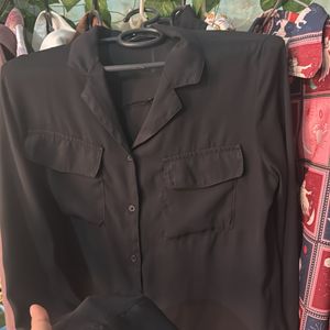 Solid Black Shirt