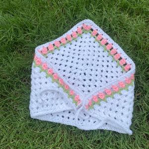 Crochet Bandana Scarf