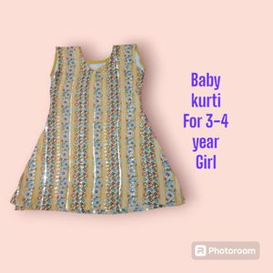 Mother And Baby Kurti Set