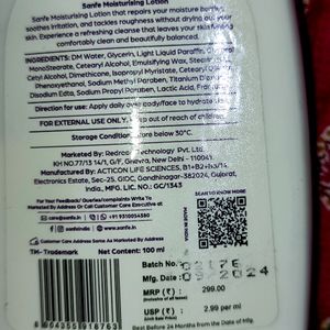 Sanfe Moisturising Lotion