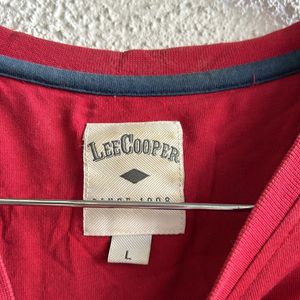 Combo Of 2 Red Lee Cooper TShirts