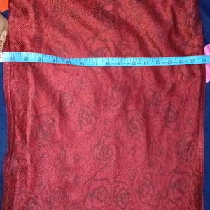 Beautiful Ruffled Sleeves Red Maroon Kurta