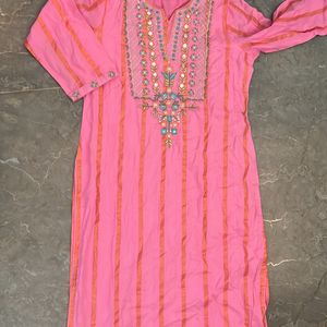 Traditional Cotton Blend Stylish Kurti For Women