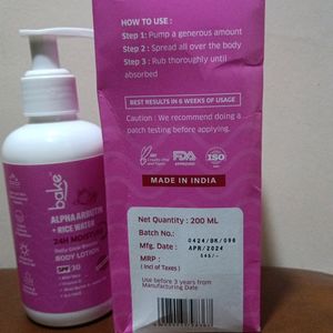 Bake Cosmetics Lotion