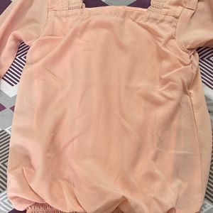 GIRLS NUDE PEACH COLOUR TOP