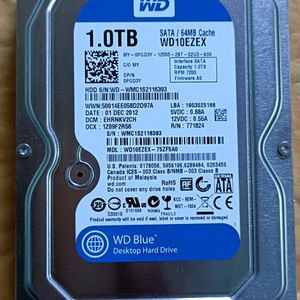 Western Digital 1TB Internal Hard Drive WD10EZEX