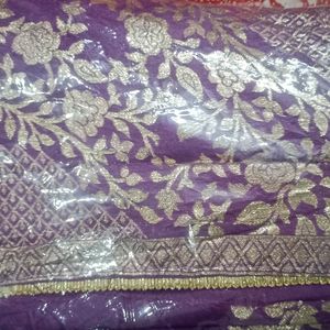 Saree With Pure Machine Zaree Work