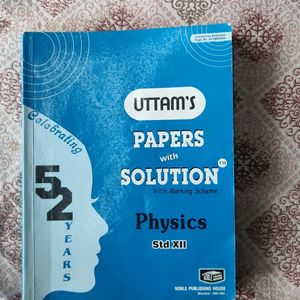 Uttam Paper With Solution For HSC boards