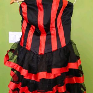 Awesome Flared Party Wear Dress/New With Tag