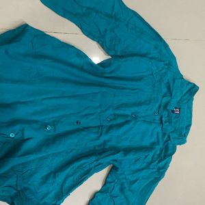 Sea green Pure Cotton Shirt