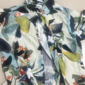 Zara Multi Color Half Hand shirt